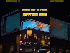 На открытом воздухе дисплей СИД